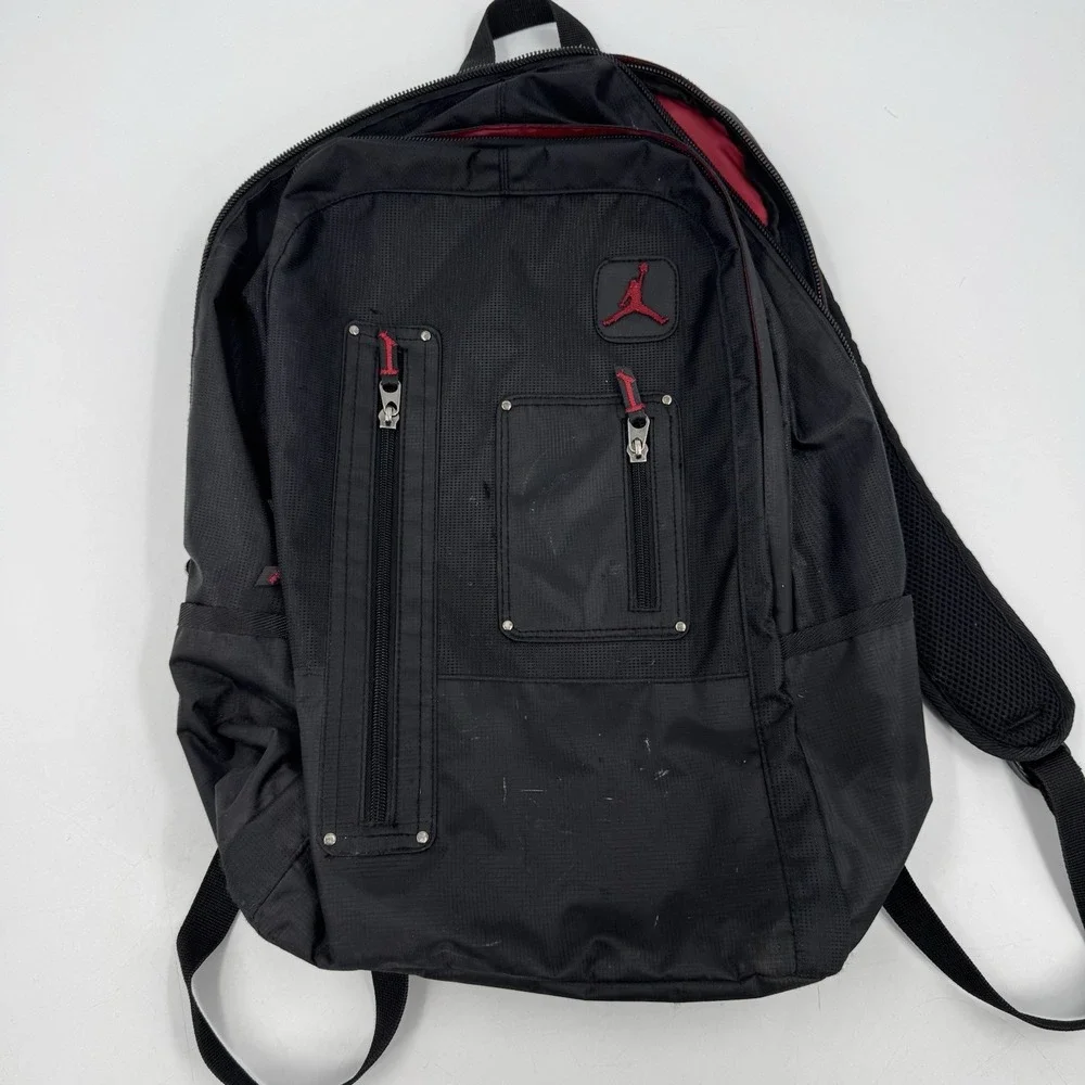 Air‎ Jordan Black Red Travel Bag Backpack